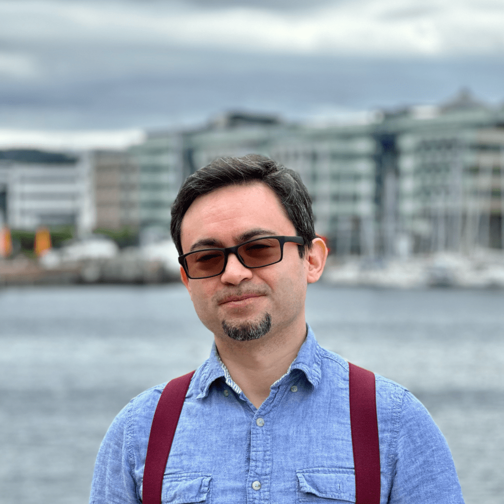 Bilde av webutvikler Bruce Bjørkhaug i AG – AlfGundersen