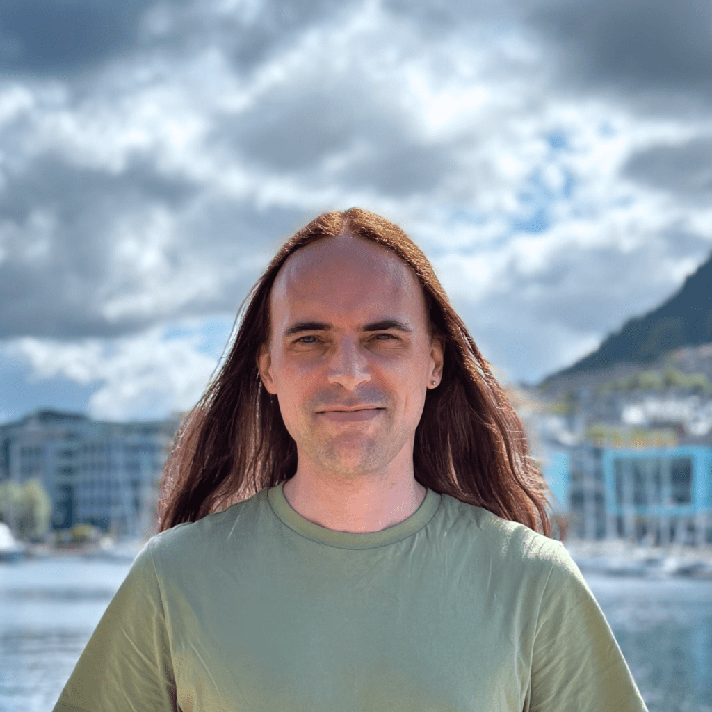 Bilde av webutvikler Christian Indregard i AG – AlfGundersen