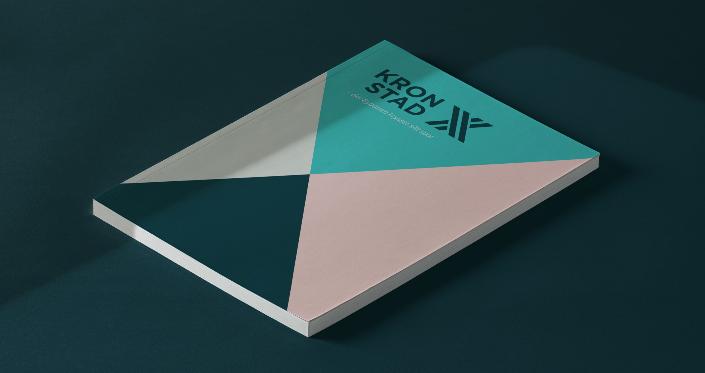 Mockup som viser prospektet til boligprosjektet Kronstad X
