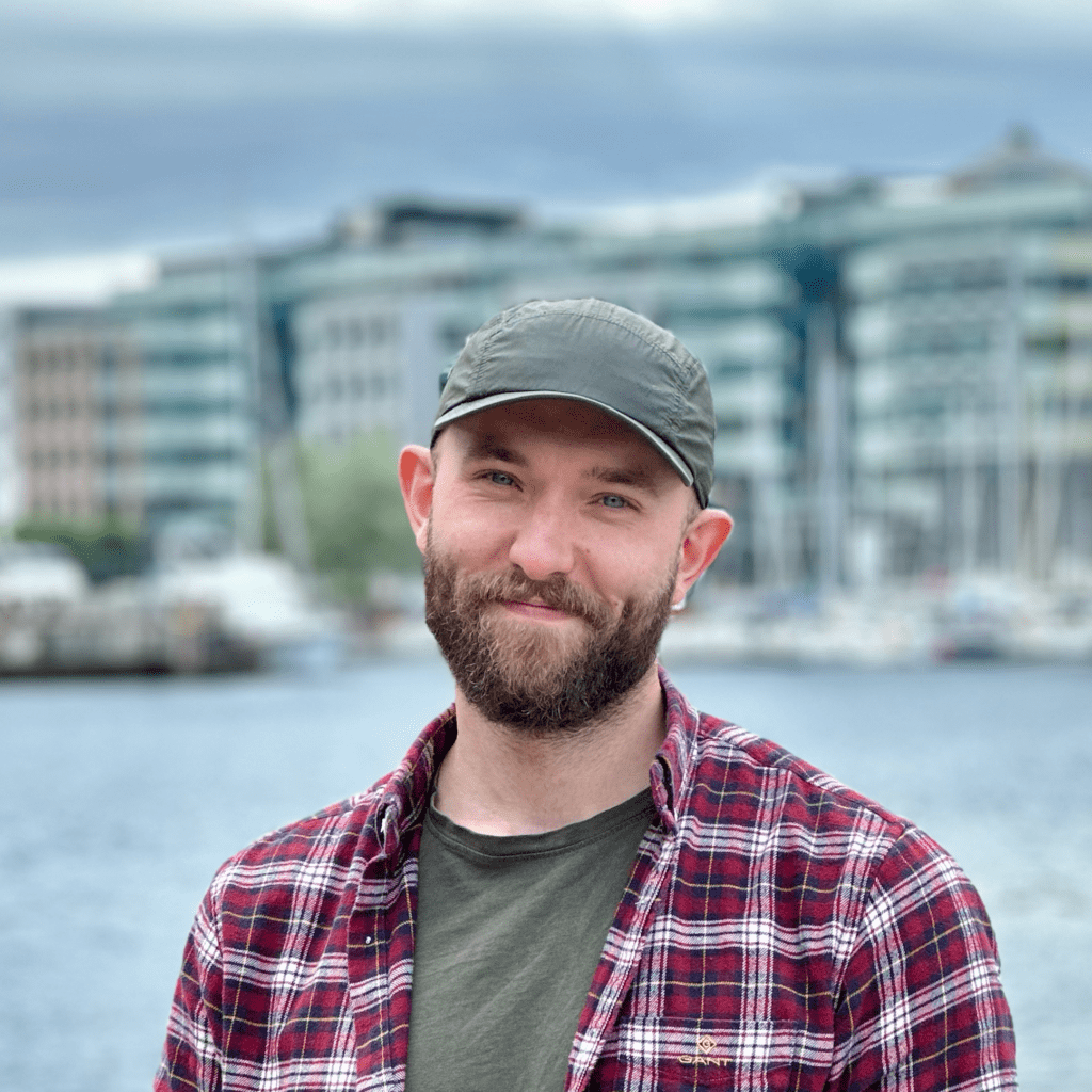 Bilde av webutvikler Sondre Aasgaard i AG – AlfGundersen